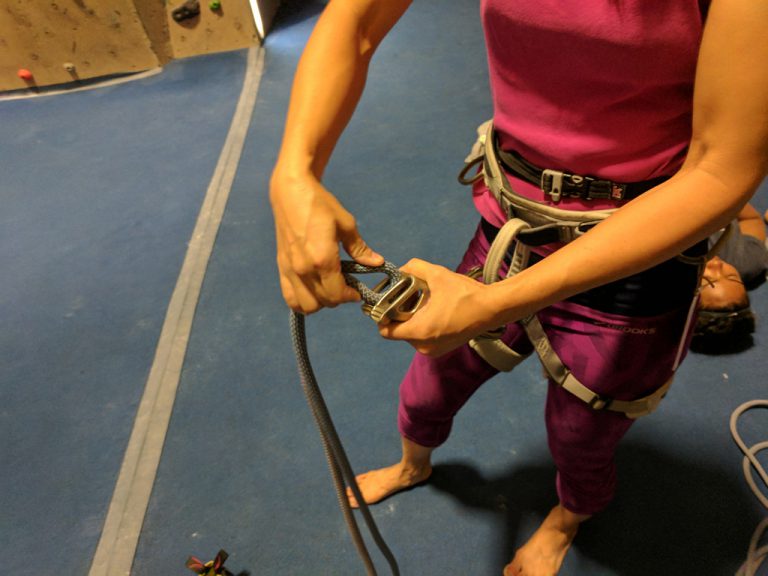 What is a Belay Learn to Top Rope Belay for Indoor Gym Rock Climbing for Women