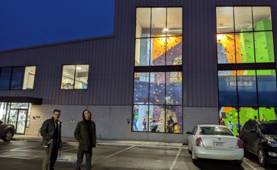 on the rocks climbing gym