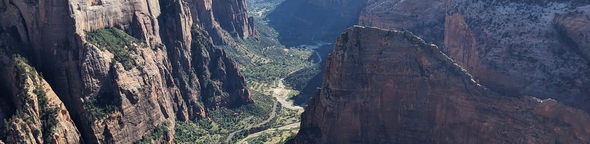 Observation point overlook Angels Landing