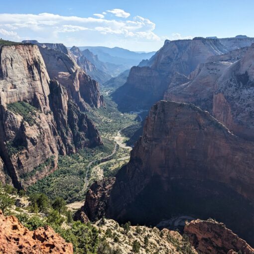 Observation point overlook Angels Landing