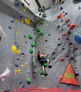 Jodie Climbing